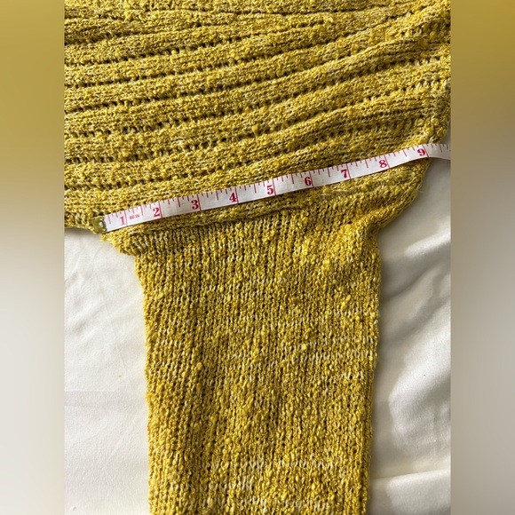 Nine West Yellow Cardigan Sweater - Picture 9 of 11